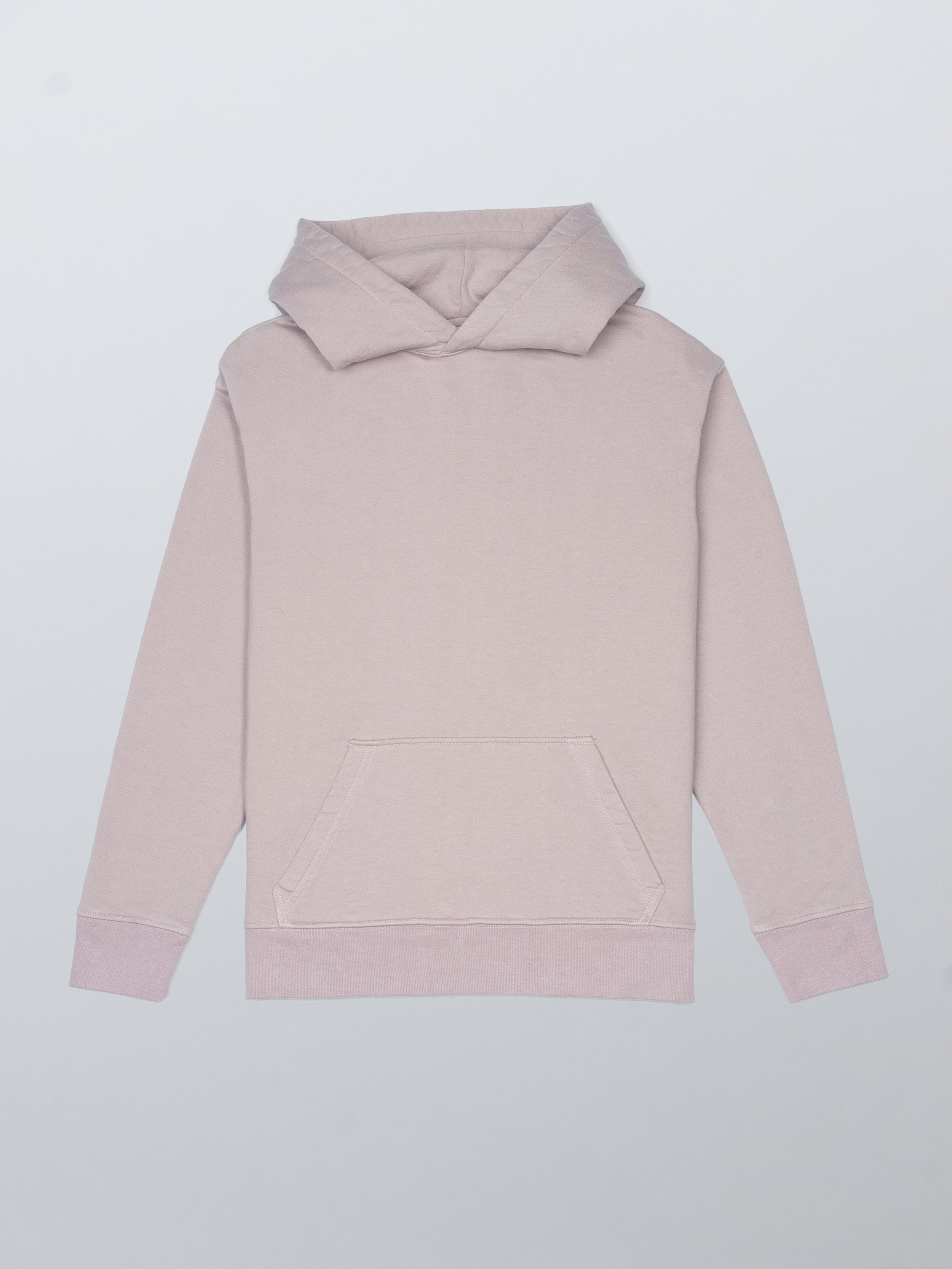 Organic Cotton Fleece Hoodie #color_mauve