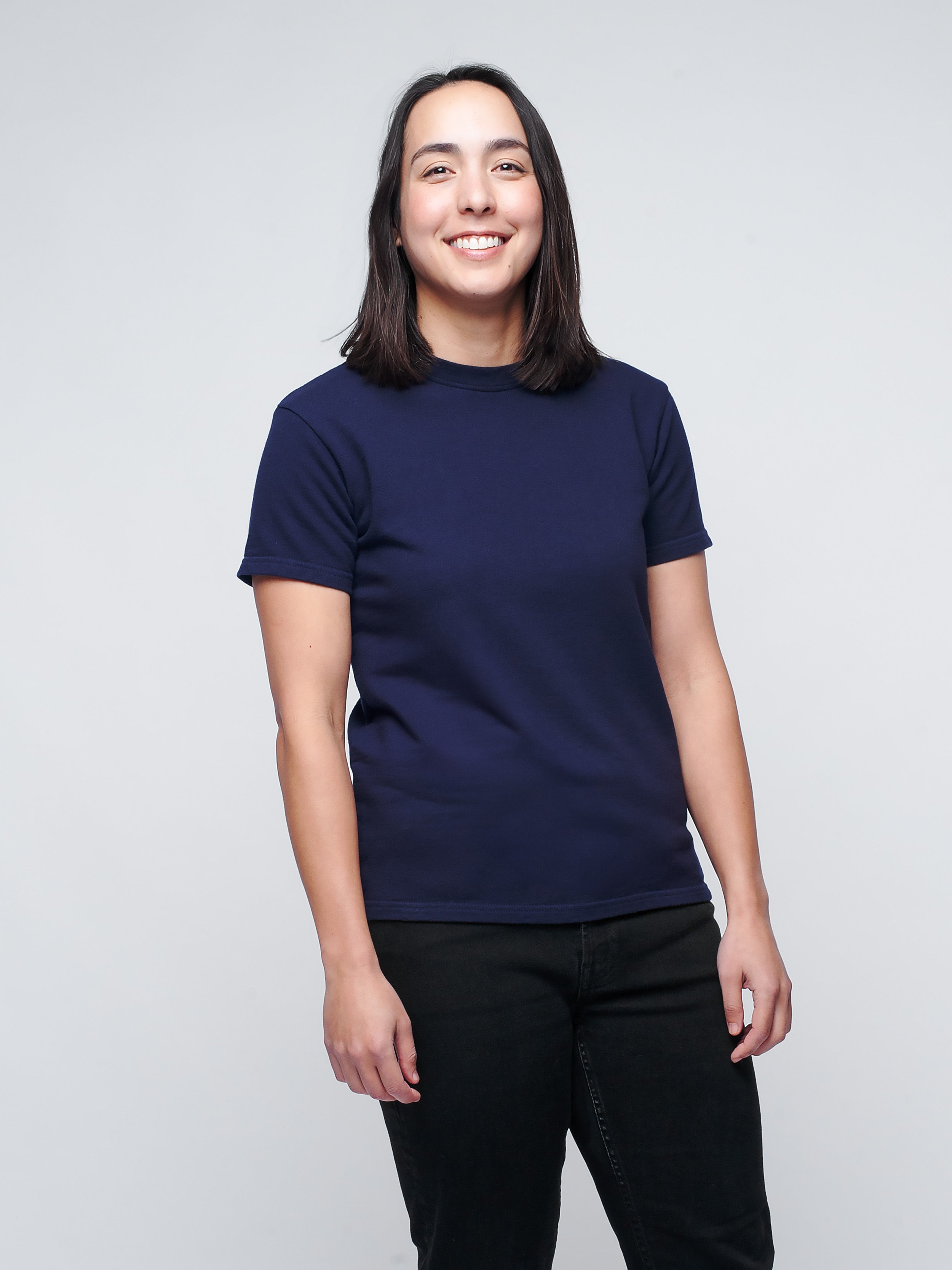 Organic Cotton Heavyweight T-Shirt #color_navy blue