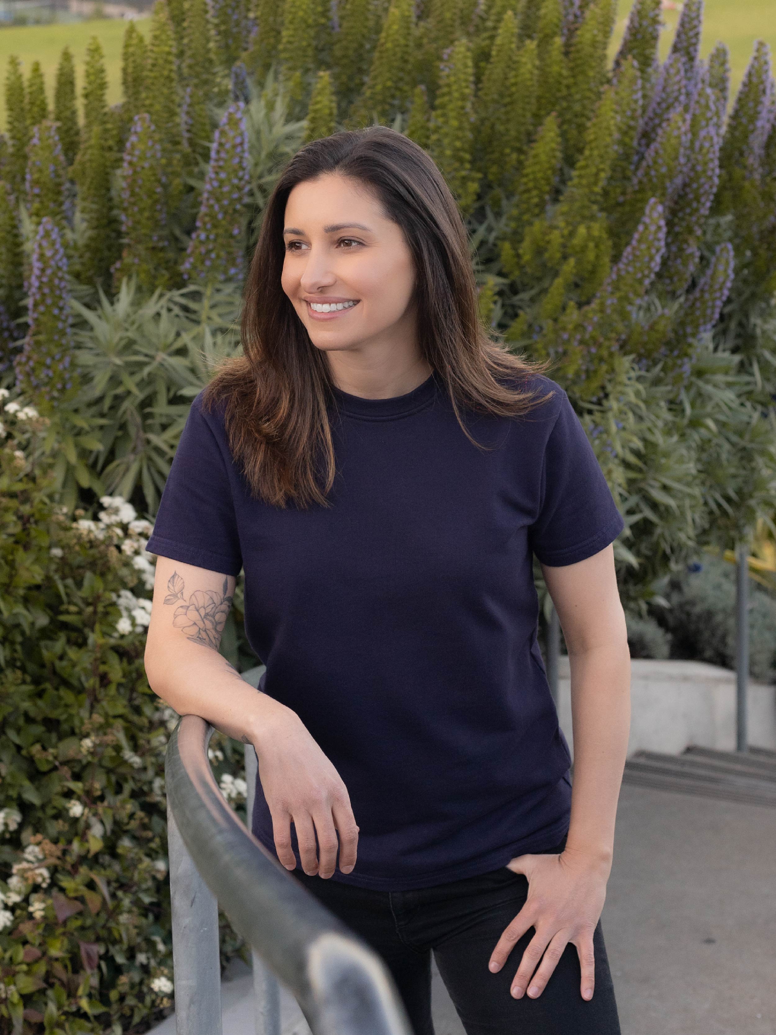 Organic Cotton Heavyweight T-Shirt #color_navy blue