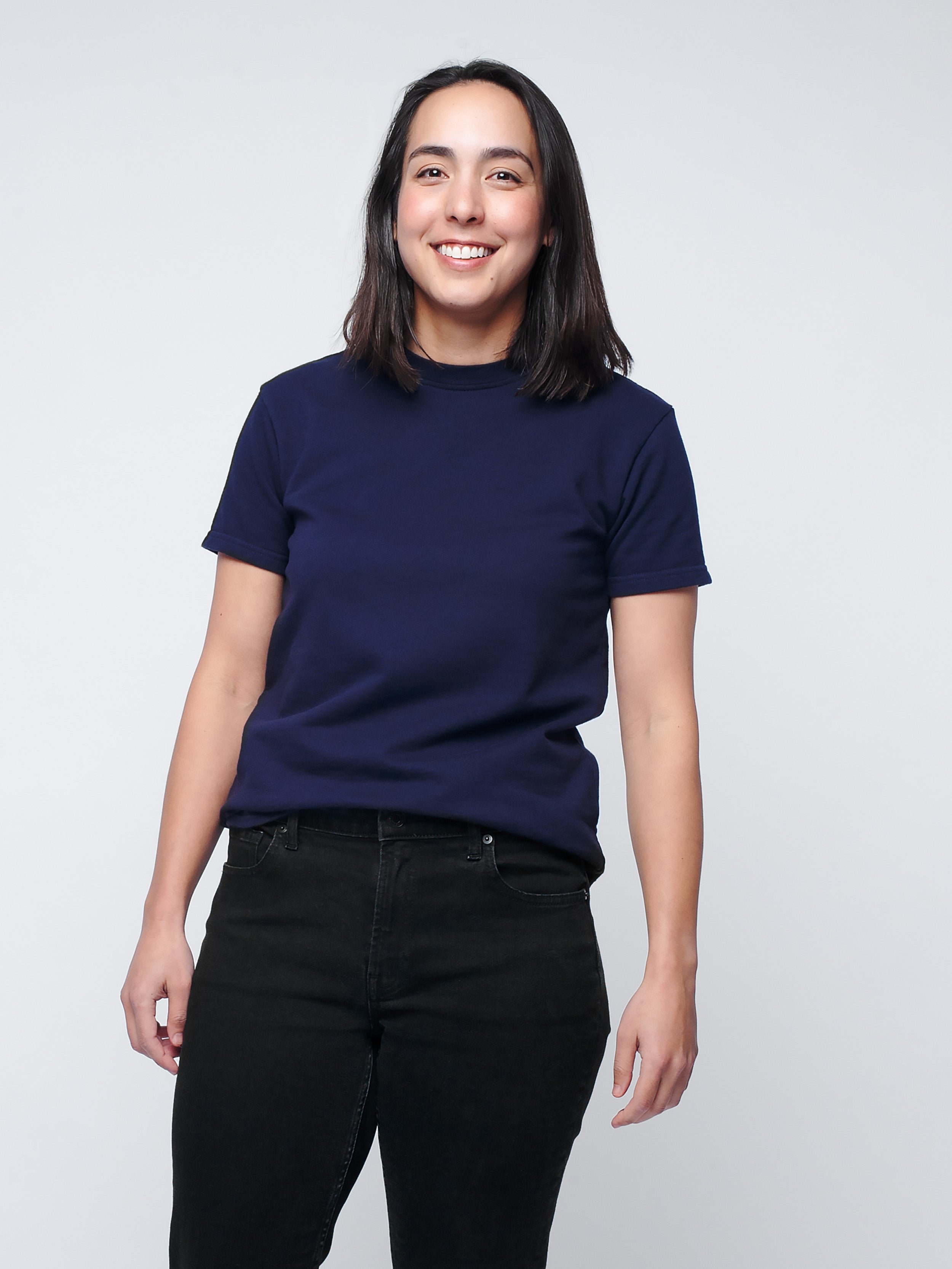 Organic Cotton Heavyweight T-Shirt #color_navy blue