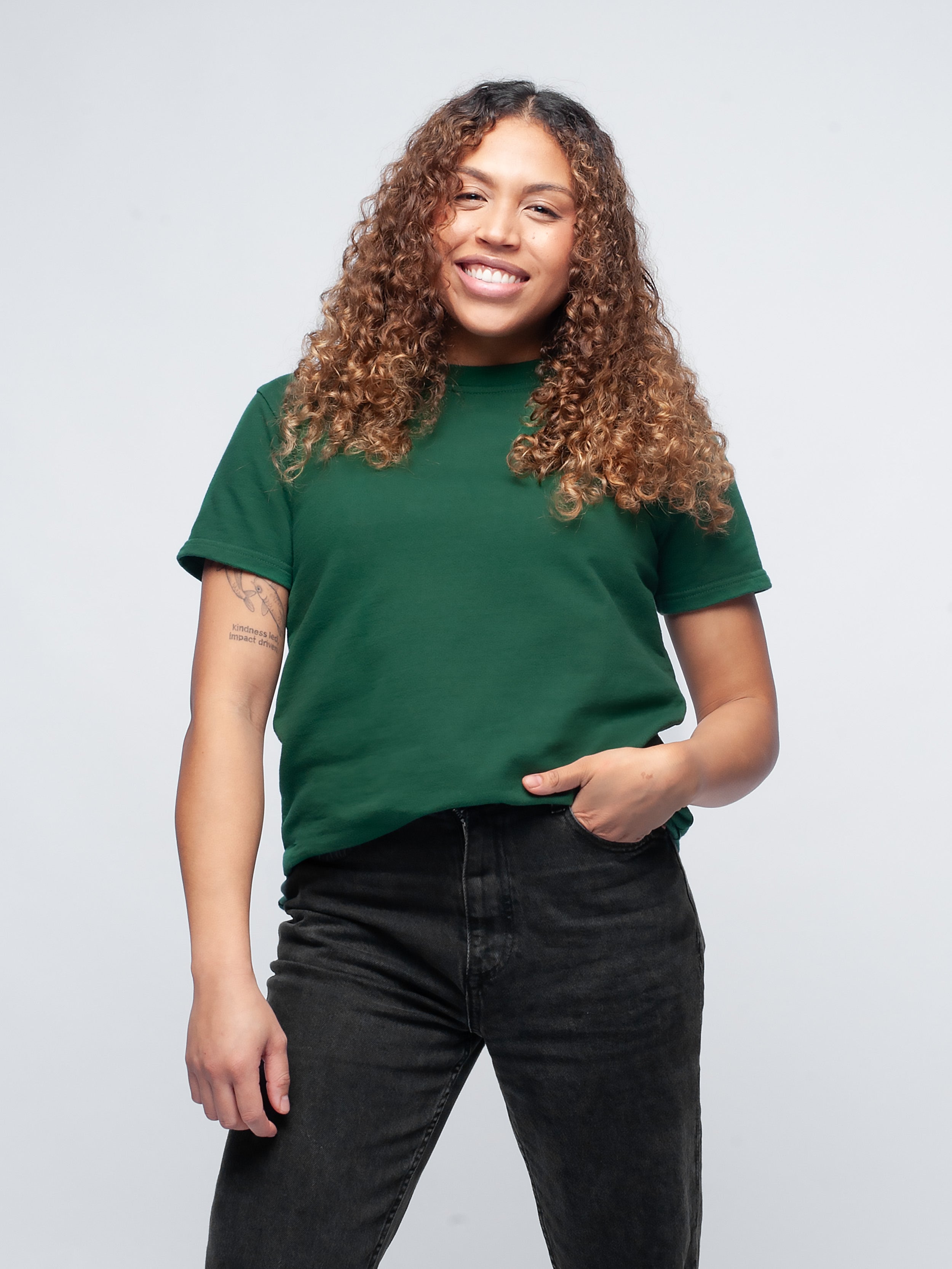 Organic Cotton Heavyweight T-Shirt #color_forest green