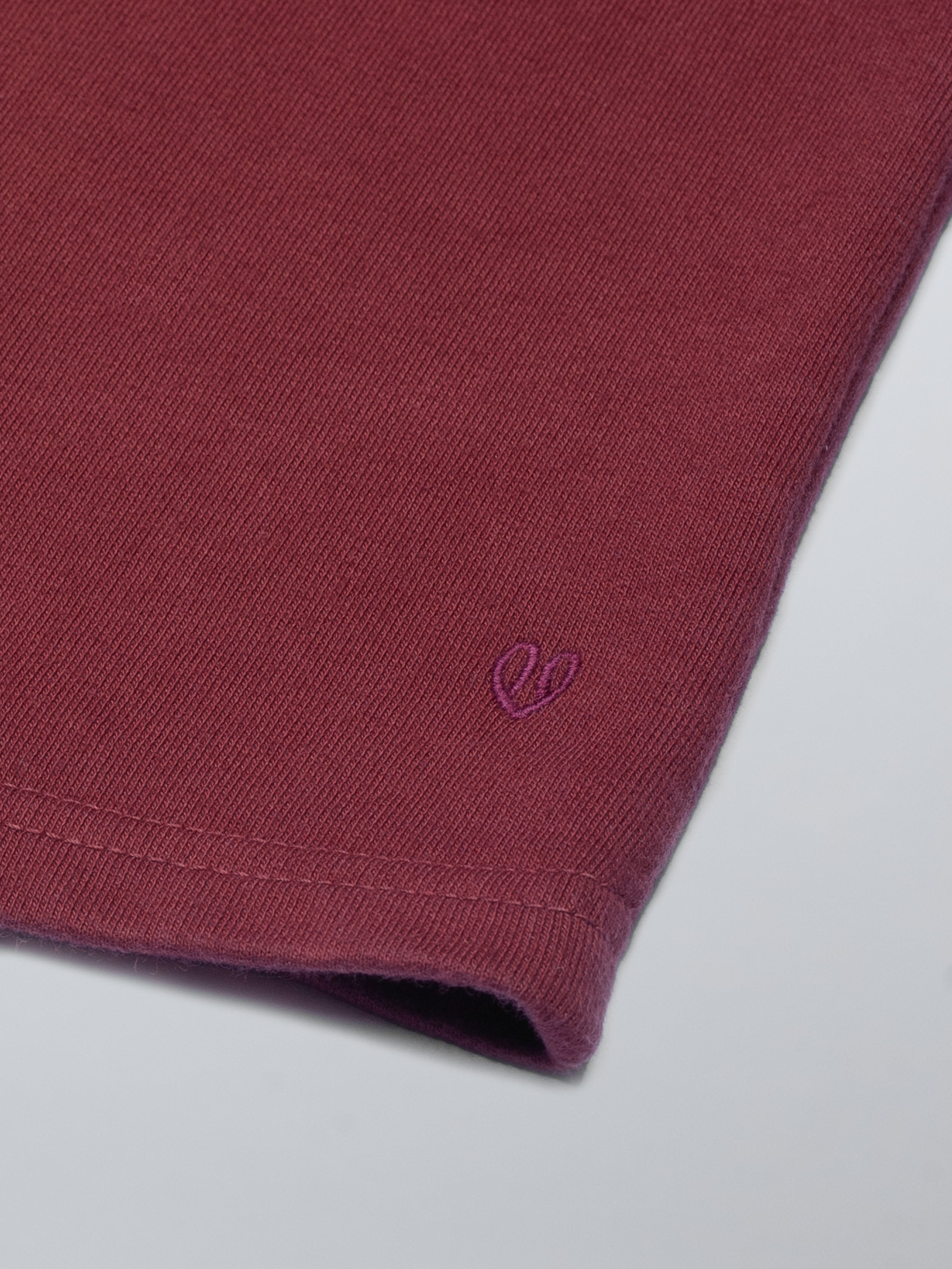 Organic Cotton Heavyweight T-Shirt #color_maroon