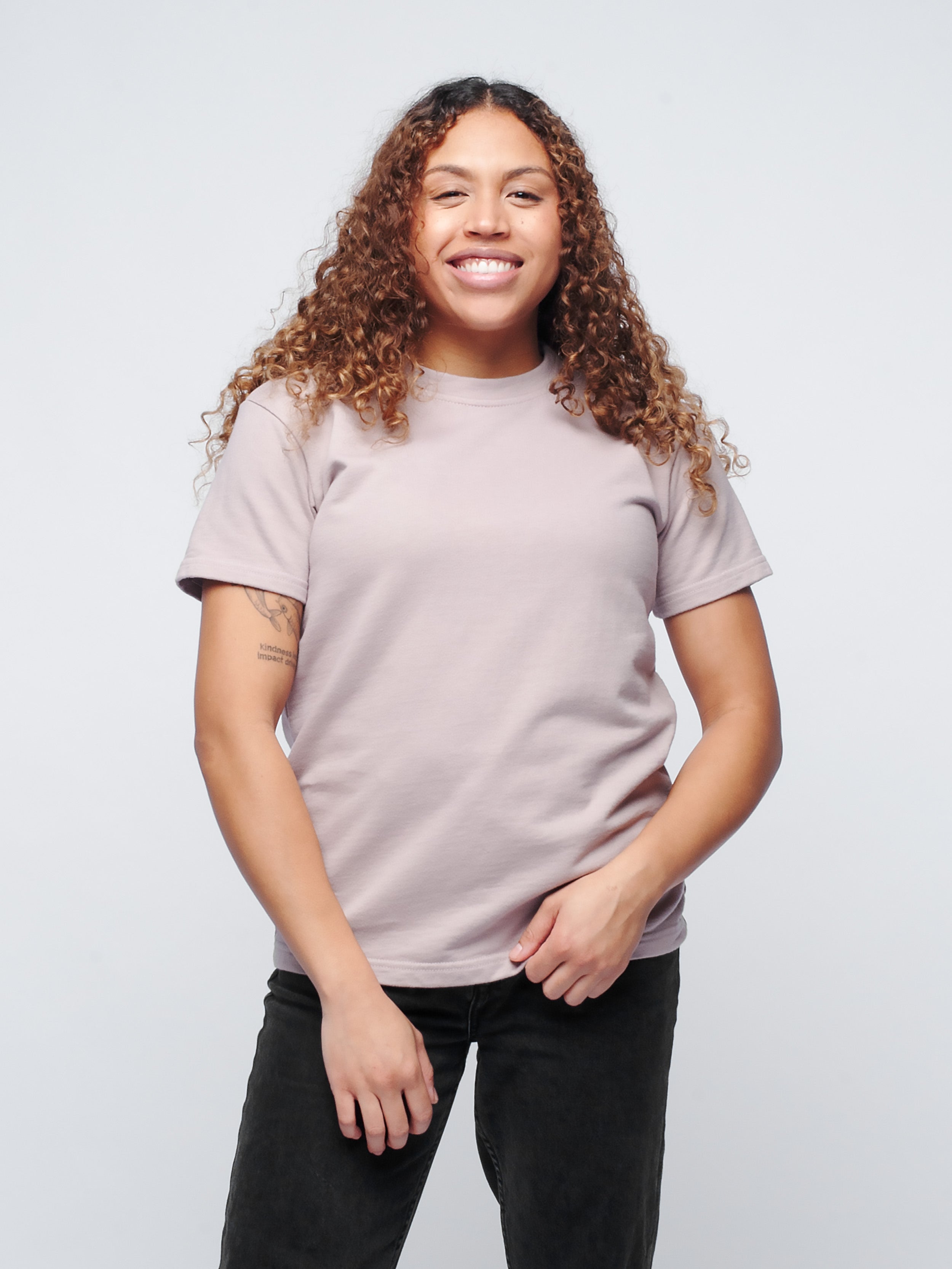 Organic Cotton Heavyweight T-Shirt #color_mauve
