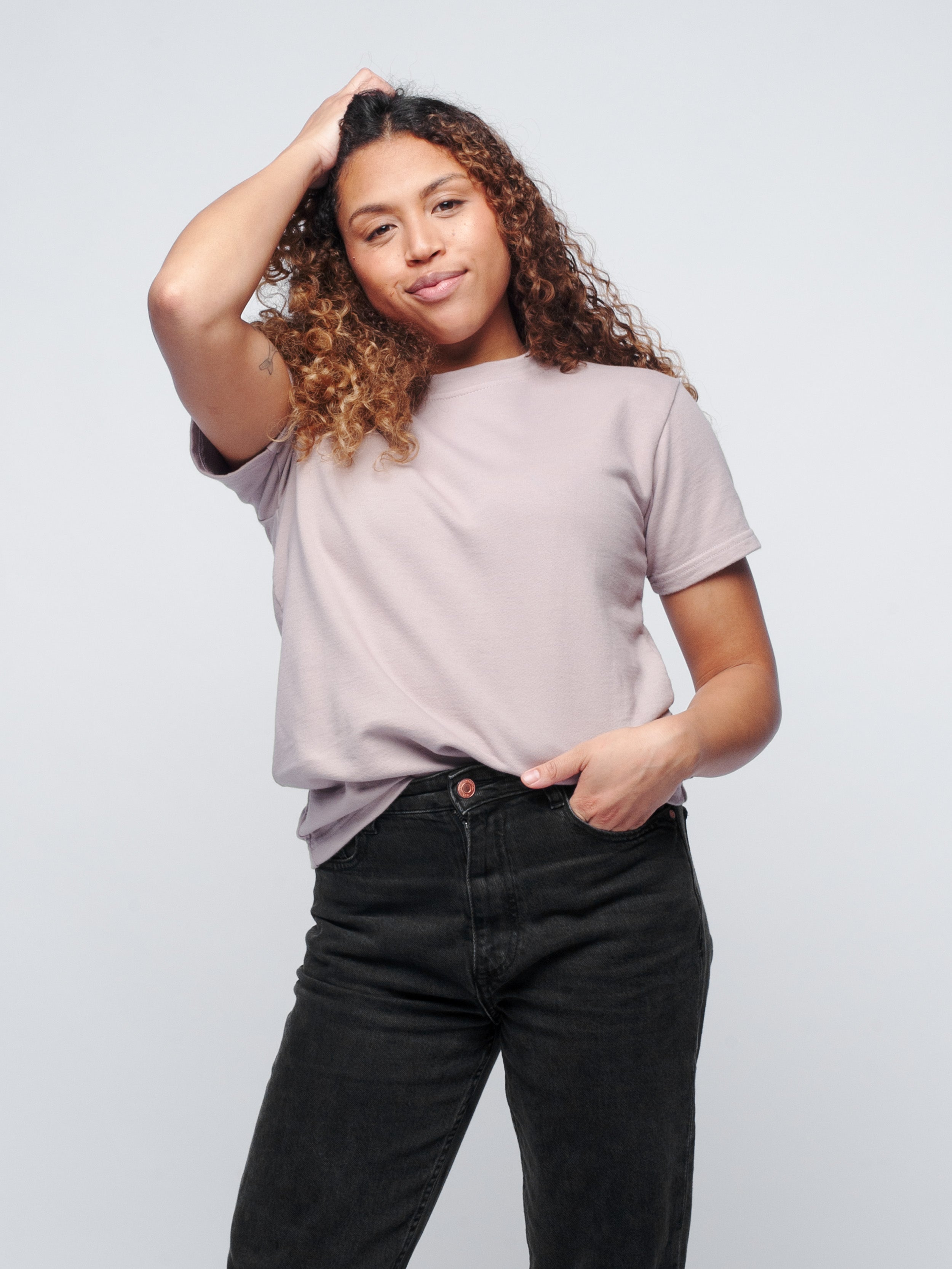 Organic Cotton Heavyweight T-Shirt #color_mauve